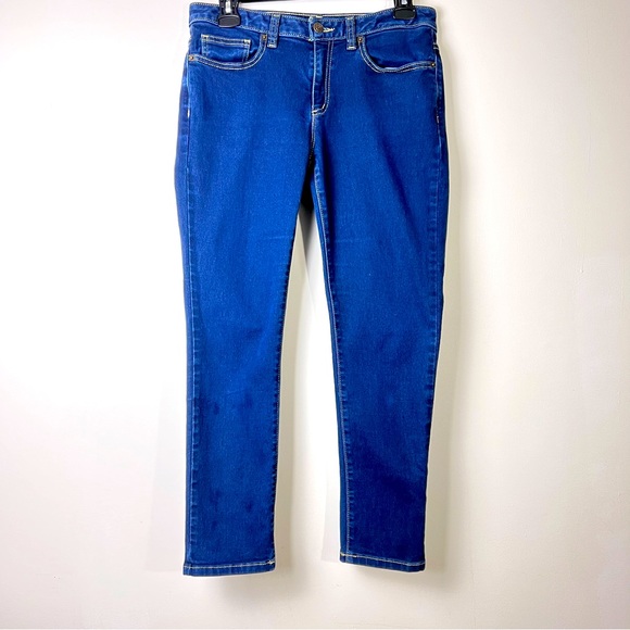 Michael Kors Denim - Micheal‎ Kors mid rise Size 6 cotton stretch jeans dark wash